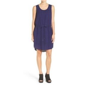 Eileen Fisher Shima Silk Scoopneck Blouson Dress
